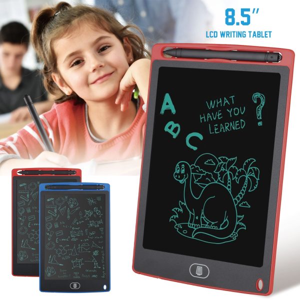 Multi-Color LCD Writing Tablet Random Colors + 4-in-1 Sank Magic Book Practice