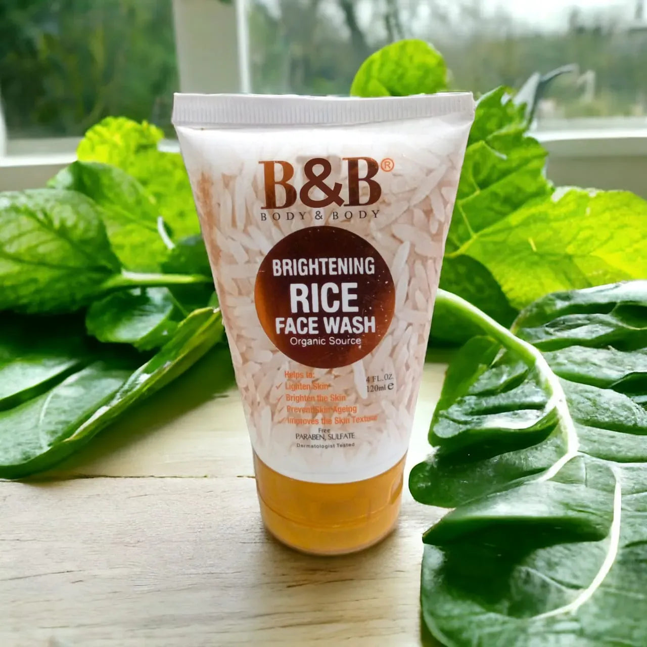 B.N.B Rice Facial Kit 3 in 1 Organic Brightening Glow Korean Face Scrub + Wash + Mask